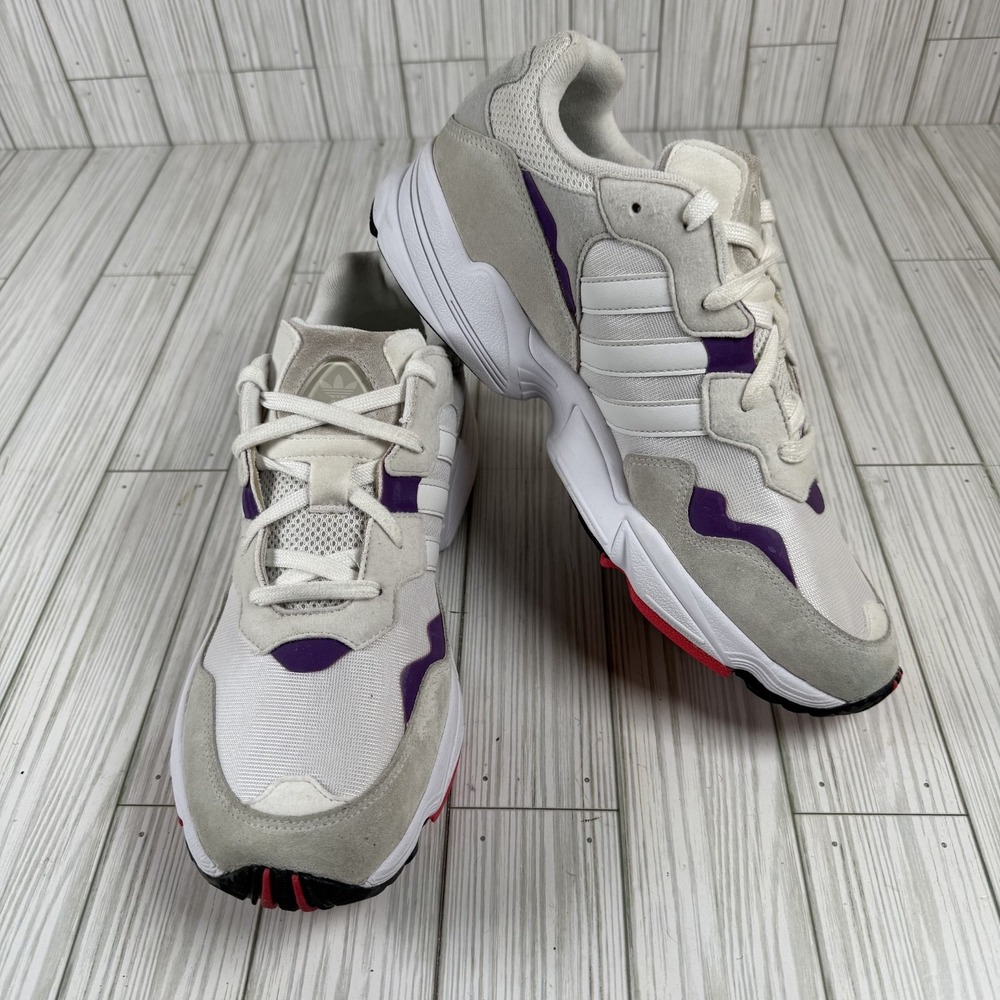 Adidas Yung-96 'White Purple' Casual Sneakers DB2601 MEN'S 11.5‎
